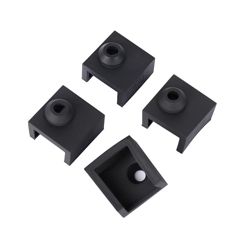 Comgrow 4PCS Official Creality 3D Printer Hotend Silicone Sock Heater Block Silicone Cover for Ender 3/Ender 3 Pro/Ender 3 V2/Ender 5 Pro/CR-10 10S S4 S5 - Image 1